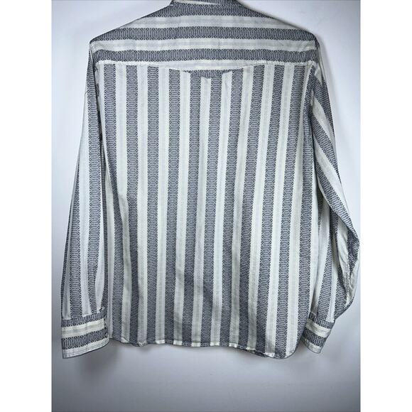 Lucky Brand Western Pearl Snaps Shirt Aztec Tribal Southwest Mens Size L - Picture 8 of 8